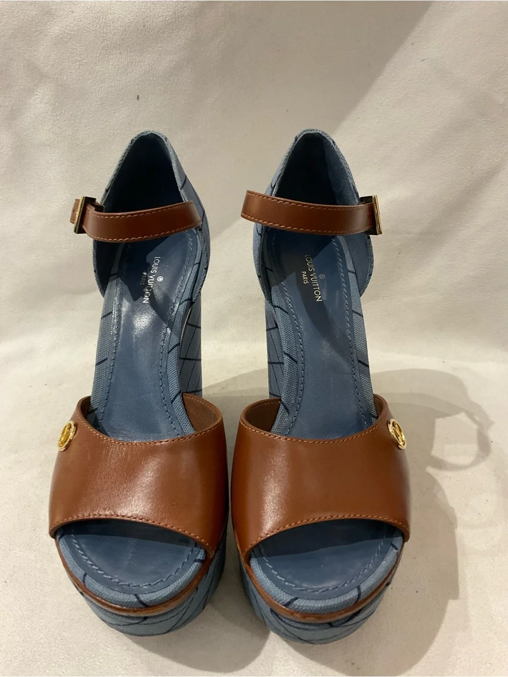 Louis Vuitton denim malletage